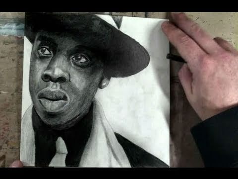 How to Draw Jay-Z Step by Step Portrait - YouTube
