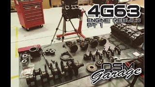 4G63T SOHC Rebuild Pt 1 - OSM Garage