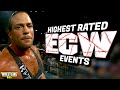 The highest rated ecw events in history