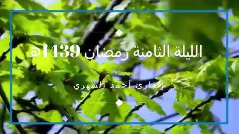 افتتاحية بديعة لسورة الأنعام القارئ أحمد الشهري