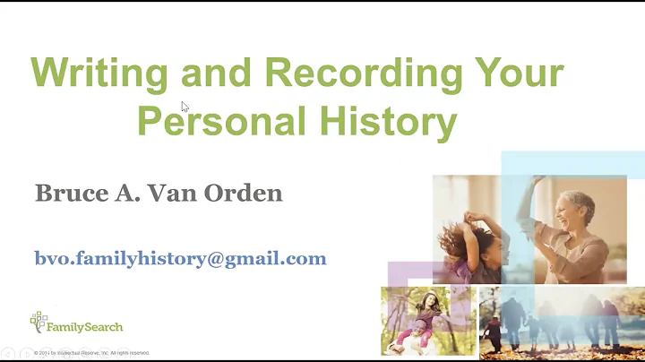 Writing and Recording Your Personal History - Bruc...