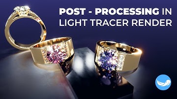 Post-Processing in Light Tracer Render