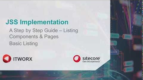 JSS Implementation: Part 8a - Listing Components & Pages - Basic Listing