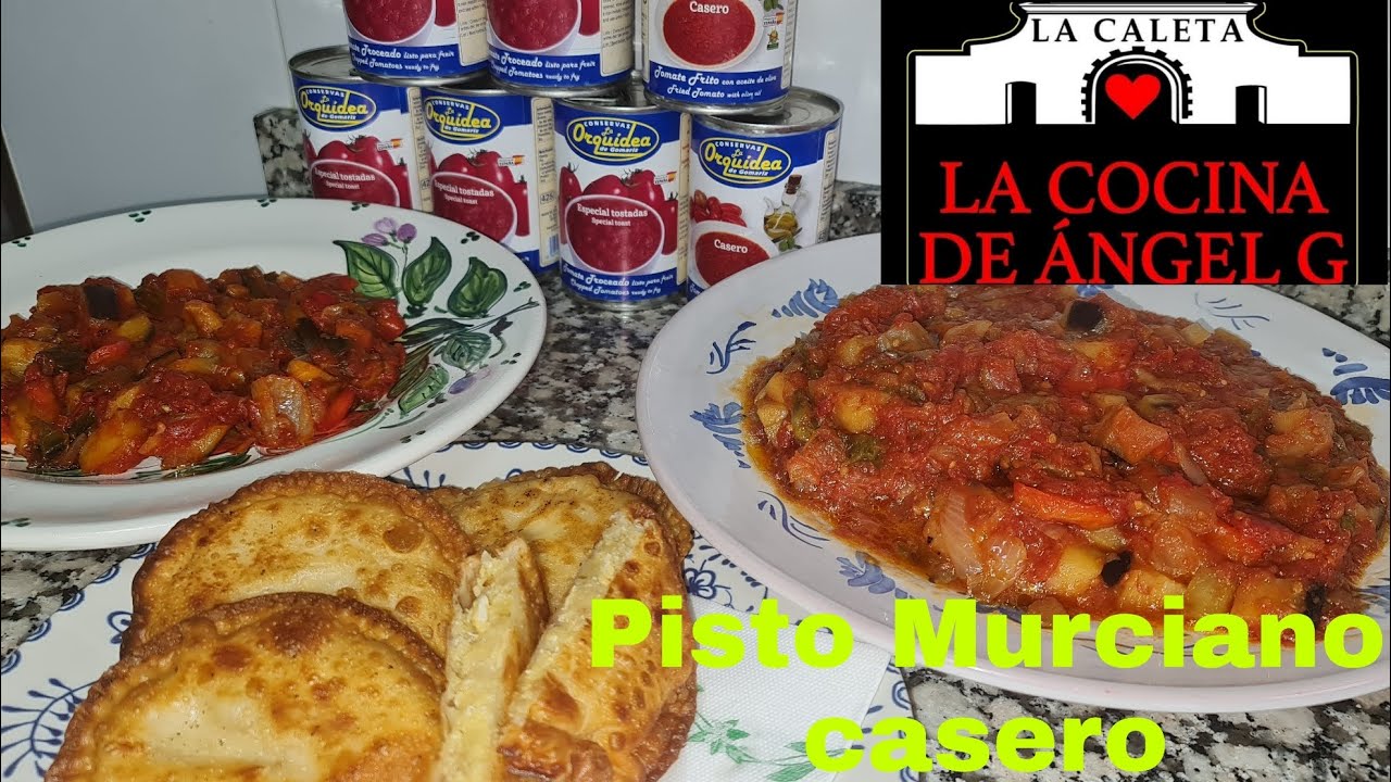 Pisto casero Murciano con  tomate casero LA ORQUÍDEA  #recetasfaciles#recetasmurcianas