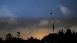 4K UHD 30min Oklahoma Thunderstorm  Lightning  Night 04212017