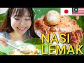 Japanese Girl Try "NASI LEMAK" in Malaysia┃これがマレーシアで超有名なナシレマじゃ〜！