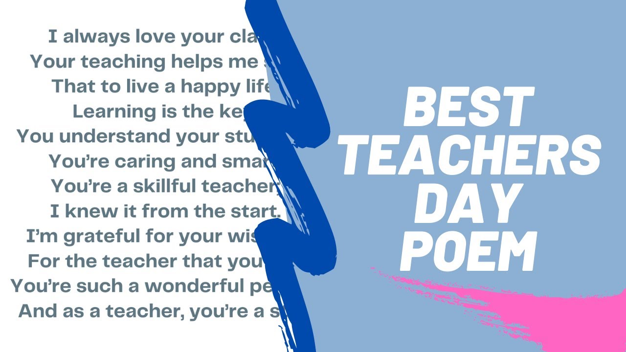 Happy Teacher Day Poem