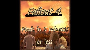 How To Mod Fallout 4 from PC GamePass in Five Minutes or Less