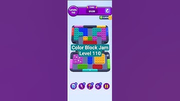 Color Block Jam - Level 110 #colorblockjam #games #colorblocks #gaming #solution