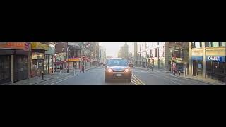 Massachusetts Route 9 Rear Unmirrored View Westbound