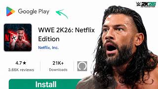 WWE 2K26 Netflix Edition Is Coming? | WWE 2K25 Netflix Edition New Update Details! 🔥 screenshot 4
