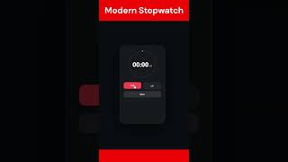 Create a Modern Stopwatch using HTML CSS & JS | Animated UI ⏱️