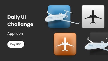 🖤 Daily UI Design | Day 005 | App Icon | Figma timelapse