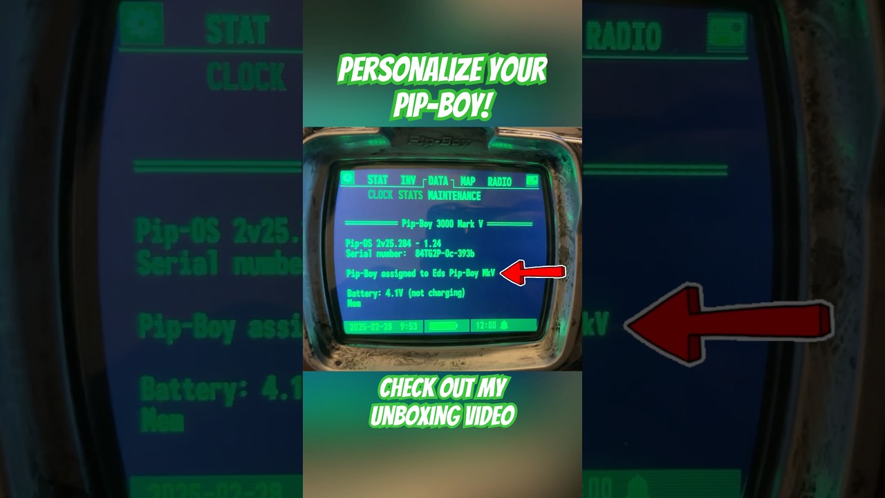 Update and Personalize the Pip-Boy 3000 MkV