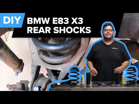 BMW X3 Rear Shock Replacement DIY (2004-2010 BMW E83 X3 3.0i)