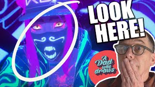 Professional Artist Dad Reacts - K/DA POP/STARS