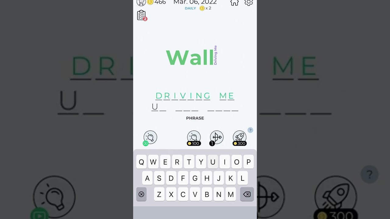 March 6 Dingbats Puzzle Solve