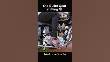 Old bullet gear shifting⚙️ #automobile #nothingimposibleinthisworld #bullet #bulletlover