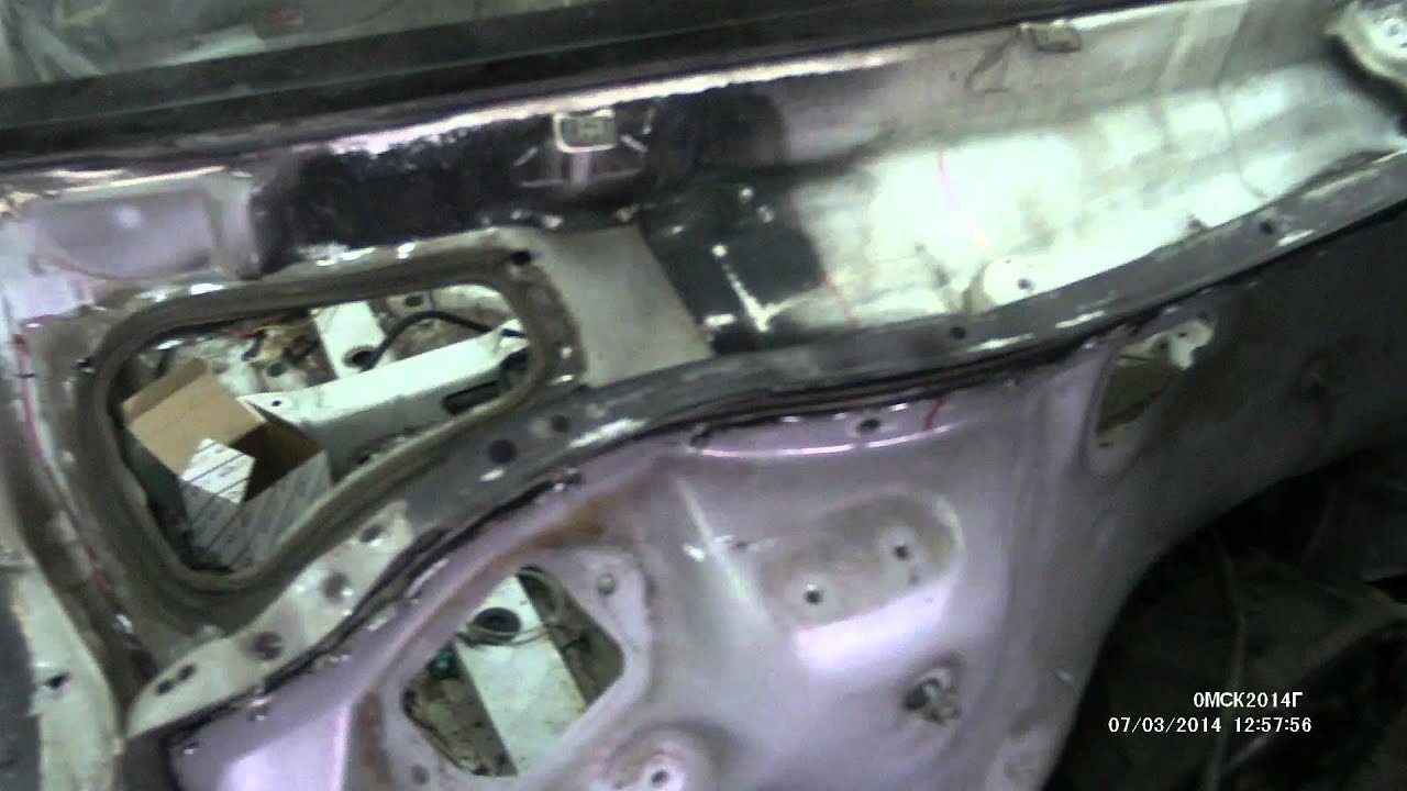 ПЕРЕНОС МОТОРНОГО ЩИТА И ПЕРЕДЕЛКА КОРЫТА ПОД ПЕЧКУ И ДВОРНИКИ - YouTube