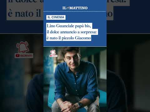 Video Lino Guanciale papà bis, il dolcissimo annuncio a sorpresa: è nato Giacomo