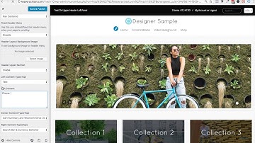 Upper Header (Tesseract Designer Theme)