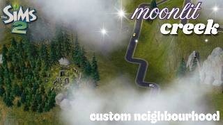 creating a custom neighbourhood in The Sims 2 (nostalgic)