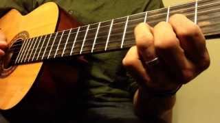 Video thumbnail of "Casas de Carton solo guitarra. Nota re+"