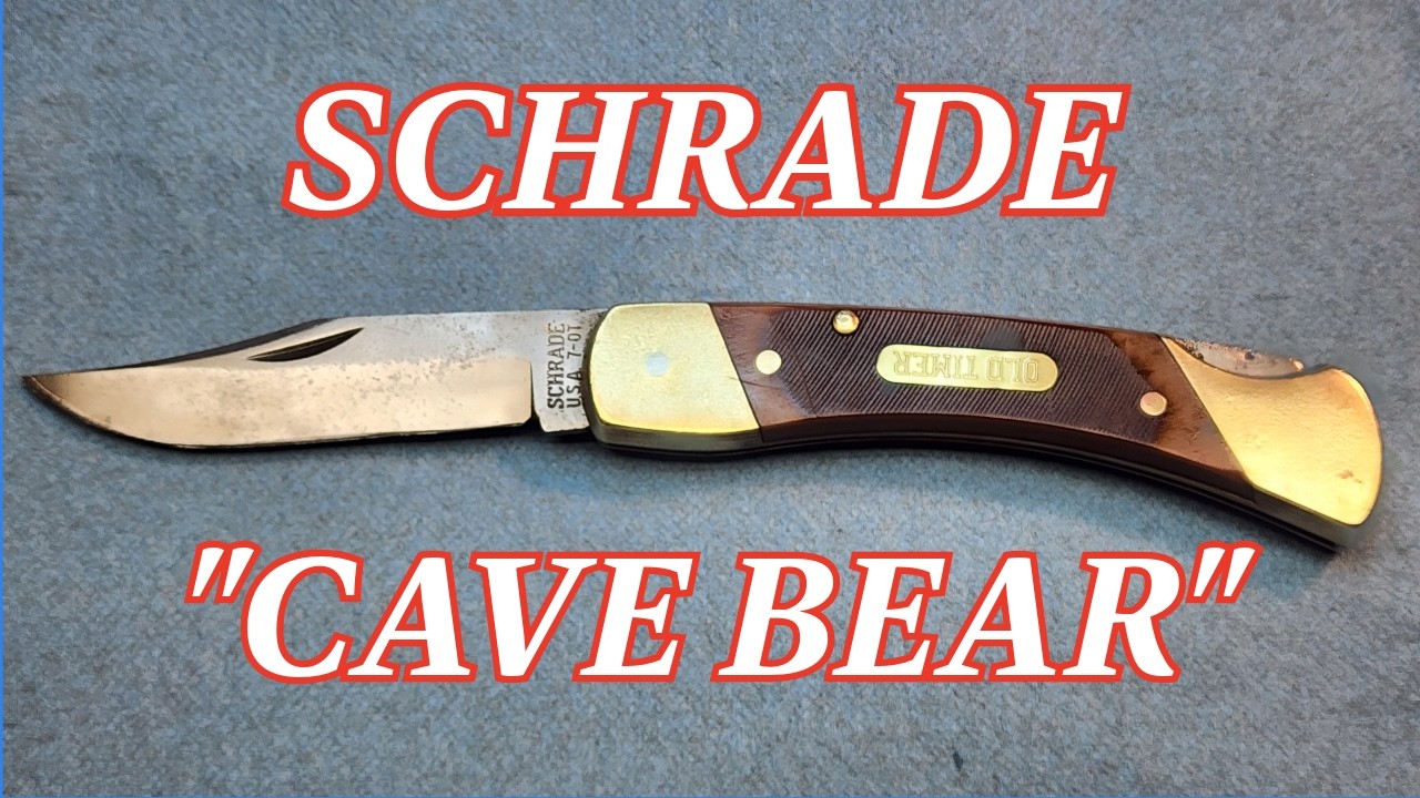Vintage Schrade USA LB 7 Lock Back Folding Knife 3 Pins lb7 good 