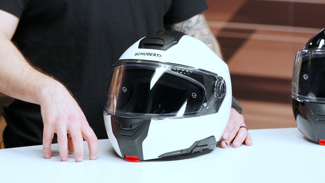 cherub motorcycle helmet Schuberth C5 Flip Front (Globe Green) installed speakers Shoei RF-1200 Diabolic Helmet Review