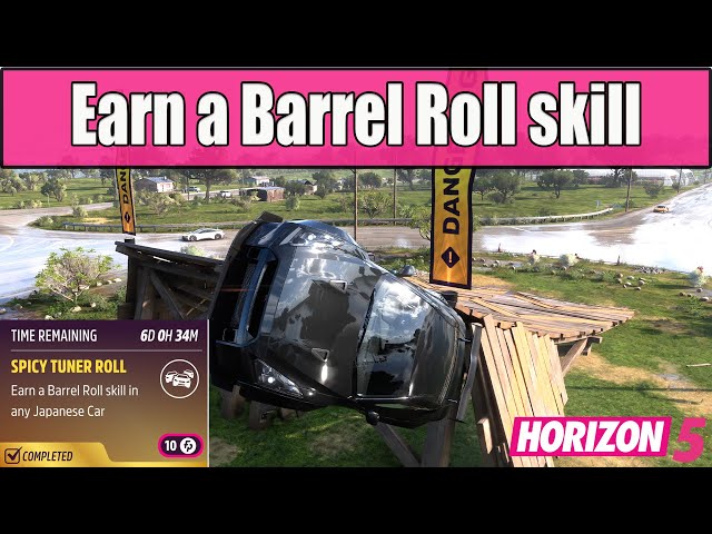 How to earn Barrel Roll Skill in Forza Horizon 5 