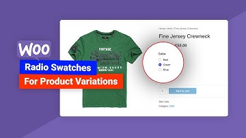 How To Create Radio Variation Swatches From Scratch In WooCommerce