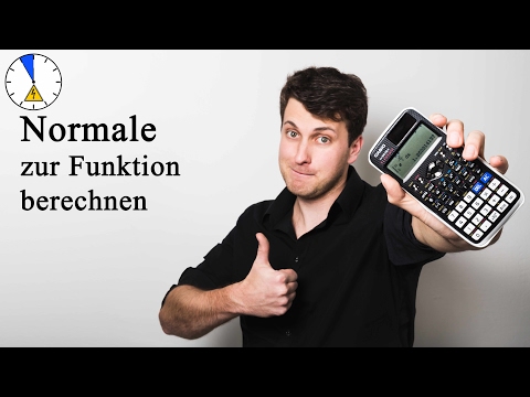 Normale in einem Punkt zu einer Funktion berechnen anhand eines Beispiels