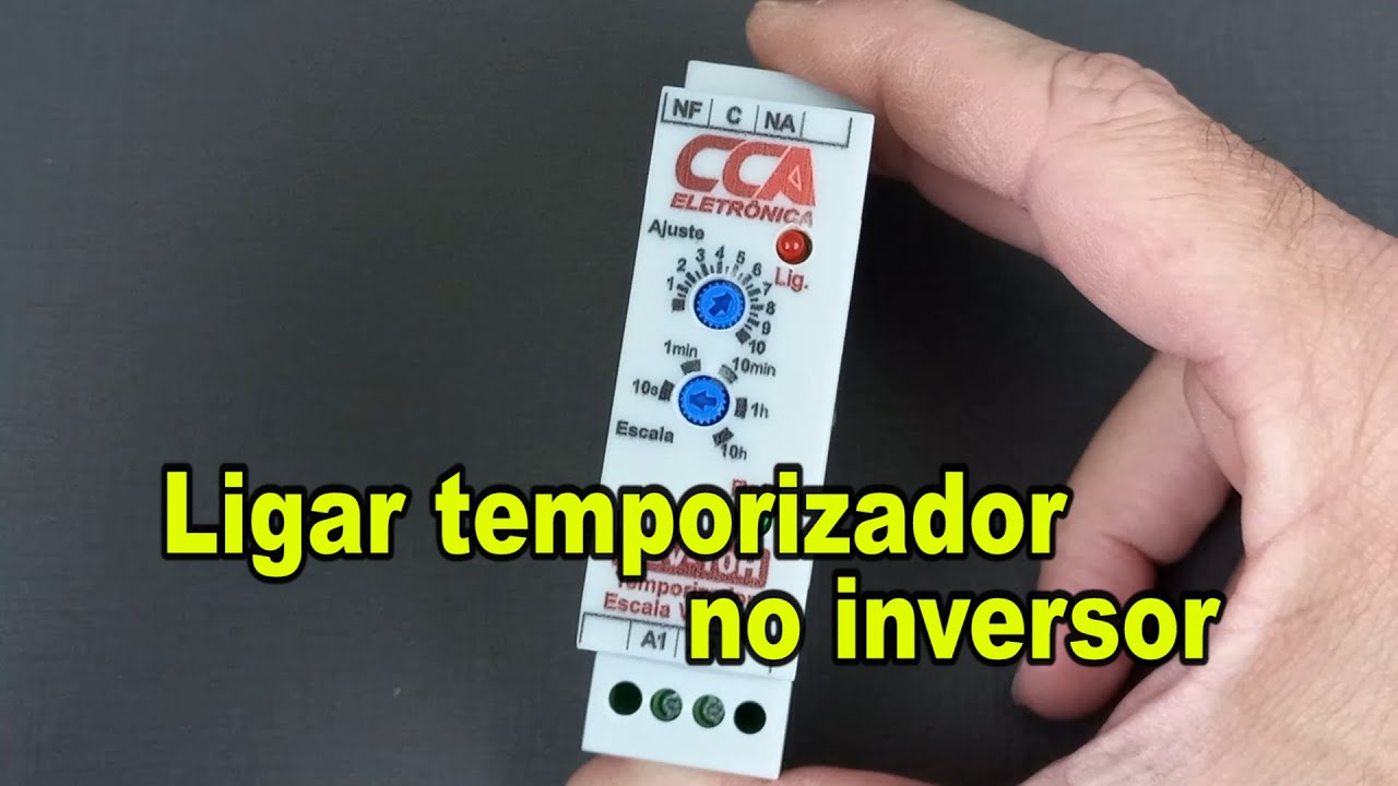 Como Ligar Temporizador No Inversor YouTube