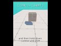 Stop Aligning Objects Manually in Unity! 🧲 Unity Shortcut #shorts #gamedev #unity