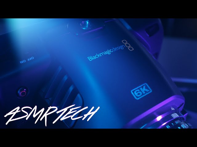 ASMR TECH 8K 👀 Unboxing the BLACKMAGIC POCKET CINEMA CAMERA 6K