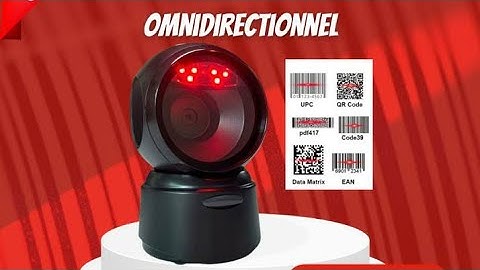 LECTEUR CODE BARRE PROFESSIONNEL OMNIDIRECTIONNEL 1D/2D