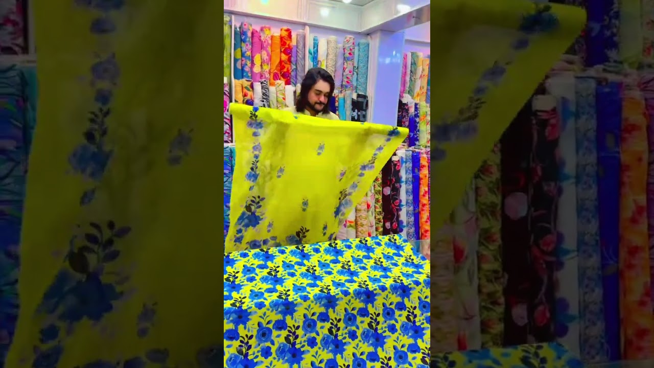 Available design in lawn duppta with lawn shirt