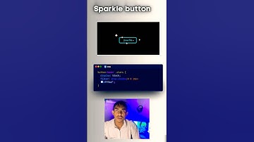 sparkle button using css #webdevelopment #html #css #htmlcss #webdesign #tutorials #shortvideo