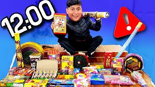 Reventando Cuetes Alas 1200 De La Noche En Navidad