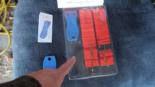 Plastic Razor Blade Scraper Tool Review