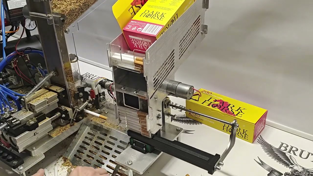 BRUTUS 2.1 Stopfmaschine zigaretten , 30-minütiger Funktionstest
