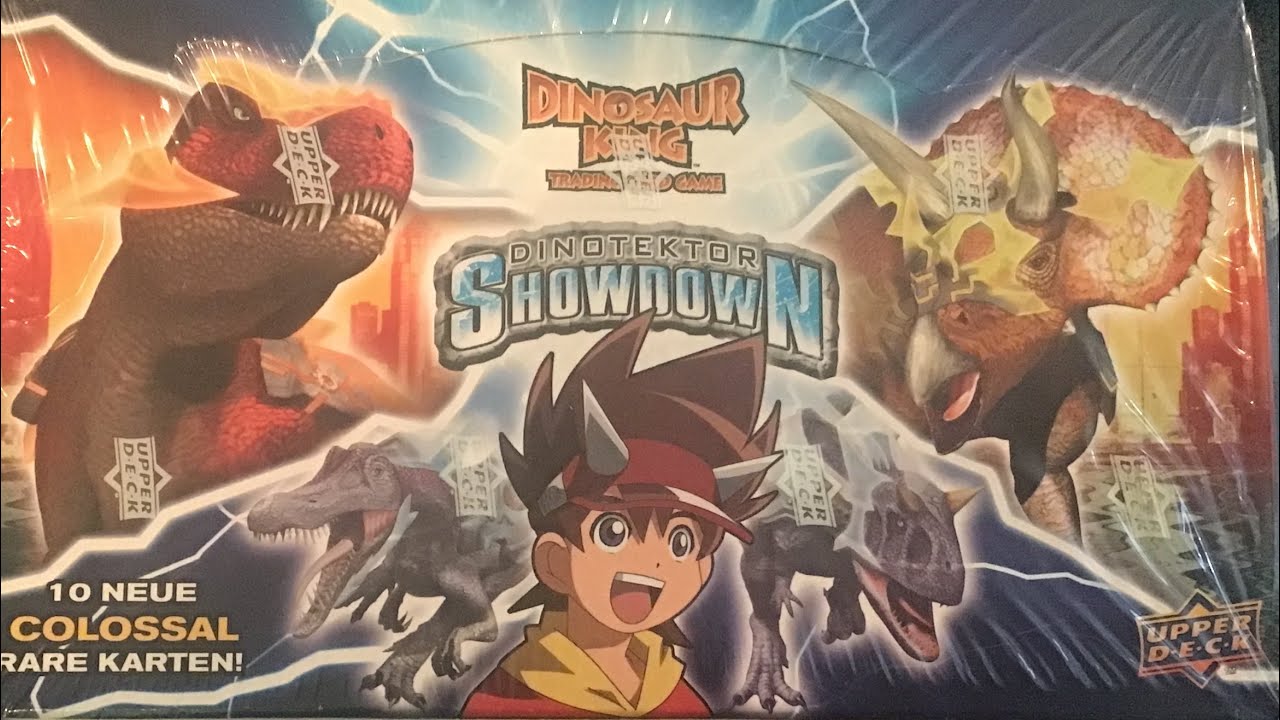 Dinosaur King DinoTector Showdown (DKDS) Full Booster box Unboxing Dinosaur King DinoTector Showdown (DKDS) Full Booster box Unboxing