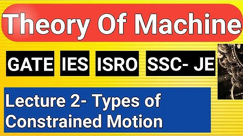 Constrained Motion | Types | Successfully Constrained | Completely Constrained| Theory Of Machine