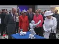 King honours late mother on centenary of her birth
