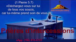 Live :  prières d’intercessions pour les malades 