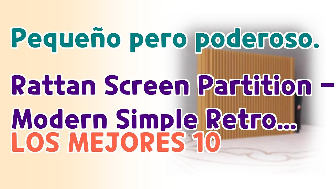 Rattan Screen Partition - Modern Simple Retro Movable Shelf for Living Room Entrance and Bedroom D