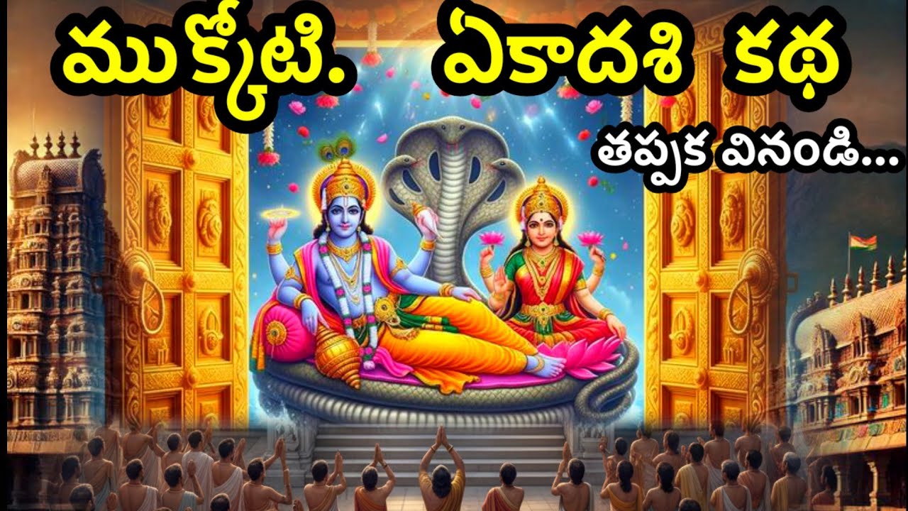 ముక్కోటి ఏకాదశి  ఈ కథ వింటే అద్రుష్టం తో సకల శుభాలు@ammathoprayanam123 