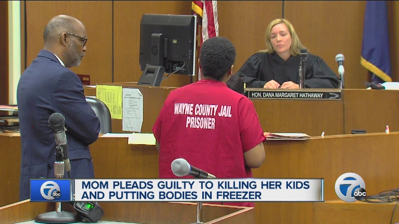 Mom pleads guilty to murder of her two children - YouTube