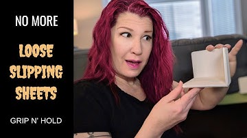 HOW TO HOLD BED SHEETS IN PLACE // New Easy Fitted Sheet Hack!