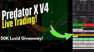 Live Trading With The New Predator X Order Entry V4 + Free 50K Lucid